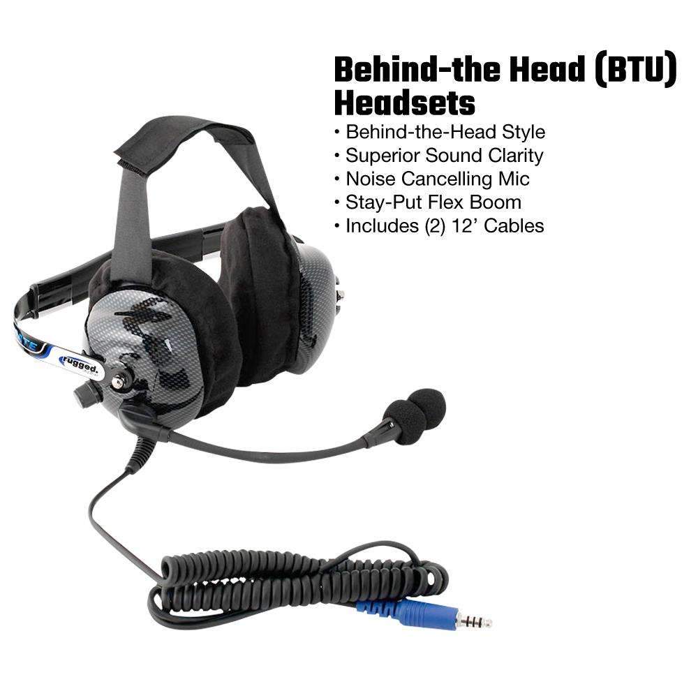 Single Seat Kit with Digital Radio - Behind-the-Head H42 Ultimate Headset