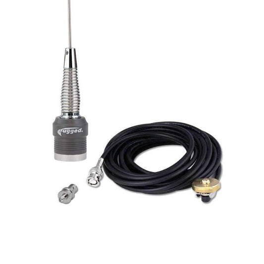 VHF External Antenna Kit for Handheld Radios (VHF 144 - 174 MHz) - Icom BNC Adapter