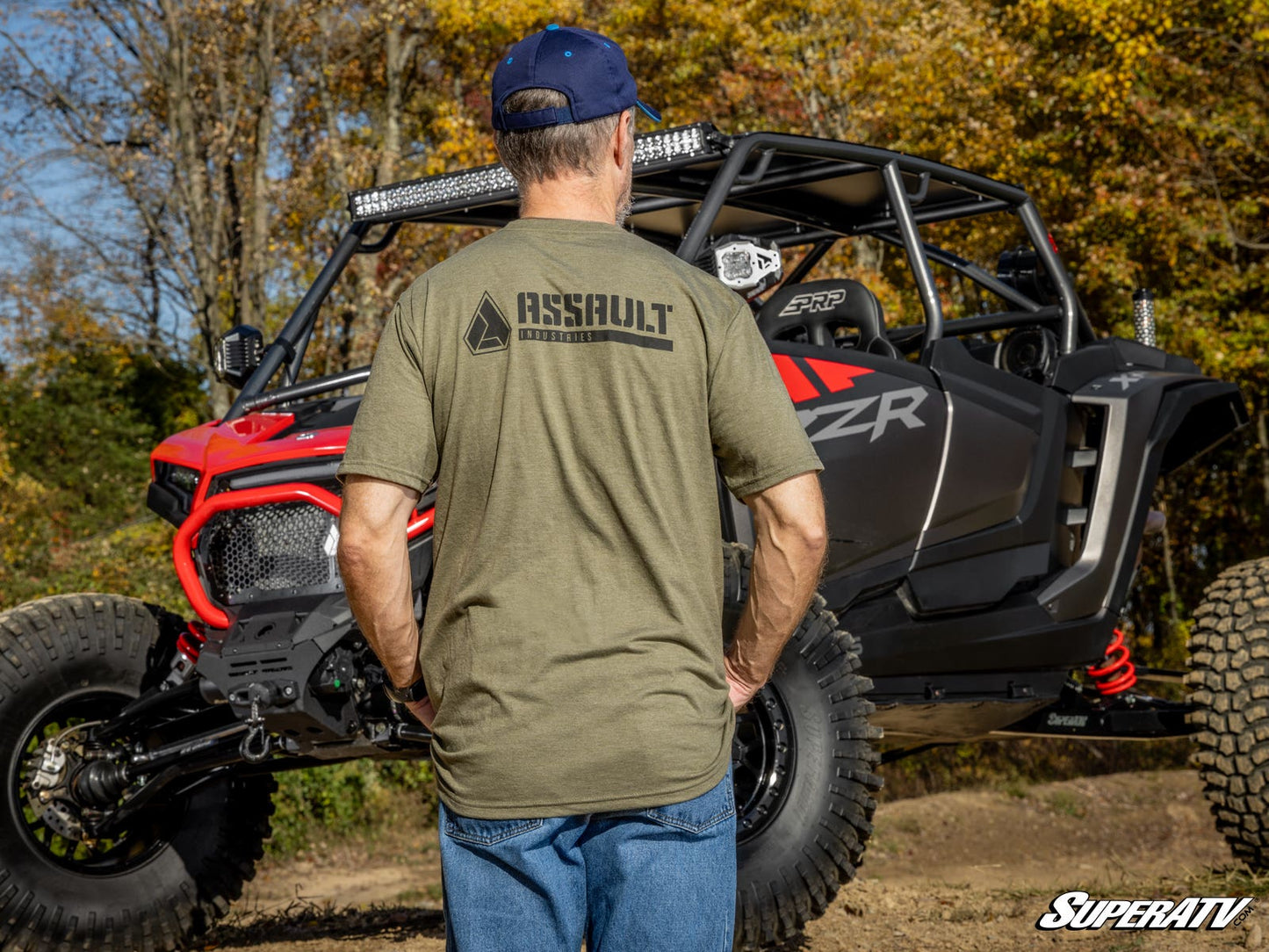 Assault Industries Black and Olive T-Shirt