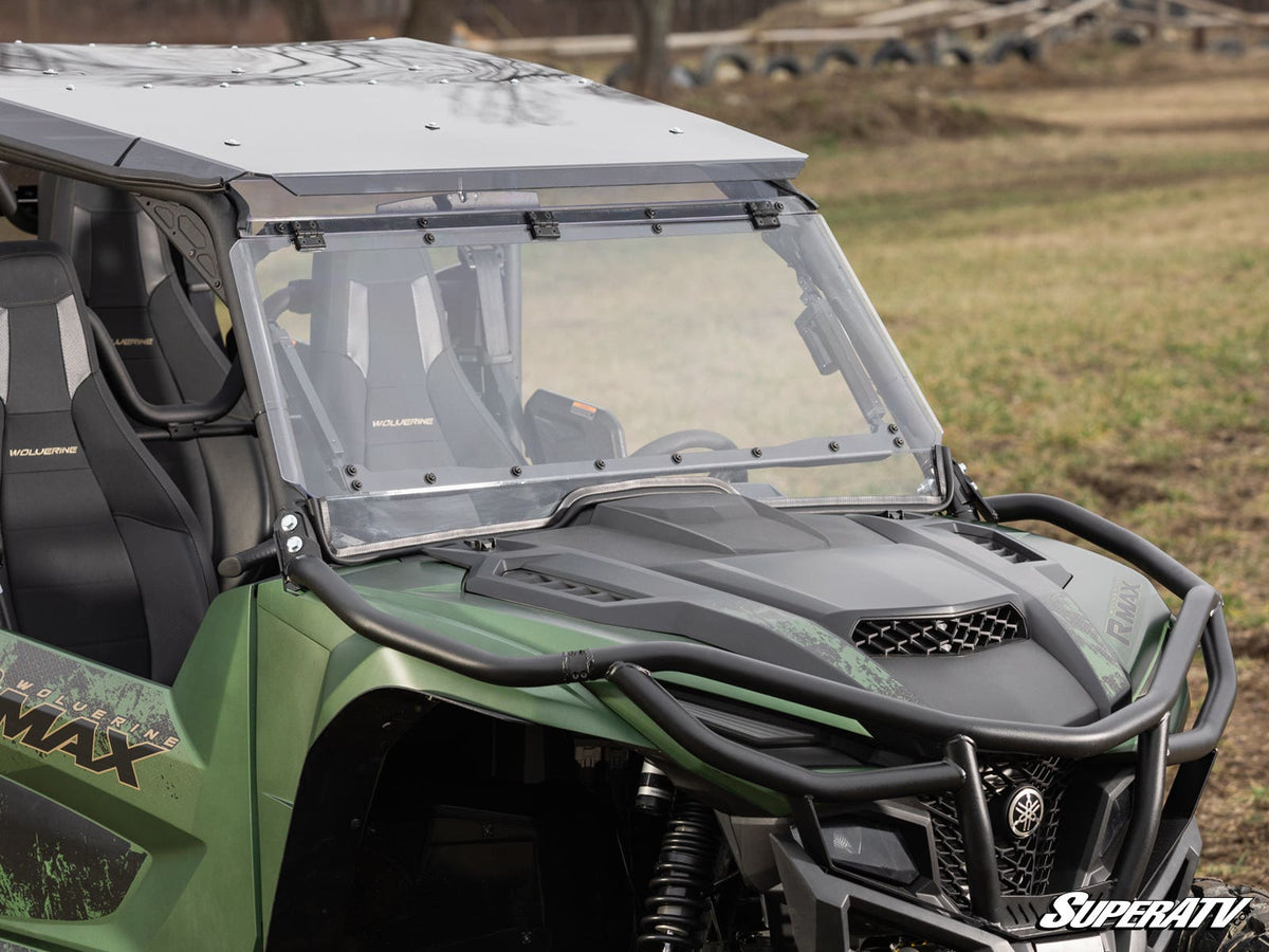 Yamaha Rmax Rear Sliding Windshield Yamaha Wolverine RMAX MaxDrive Power Flip Windshield – Roost Dirt Sports